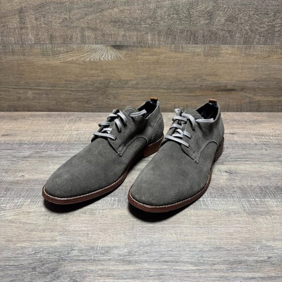 Cole Haan Feathercraft Grand Blucher Brown Suede Oxford Men's Size 10 - Picture 1 of 7